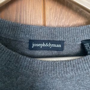 Mens 100 % Cashmere Crewneck Sweater - by Joseph & Lyman